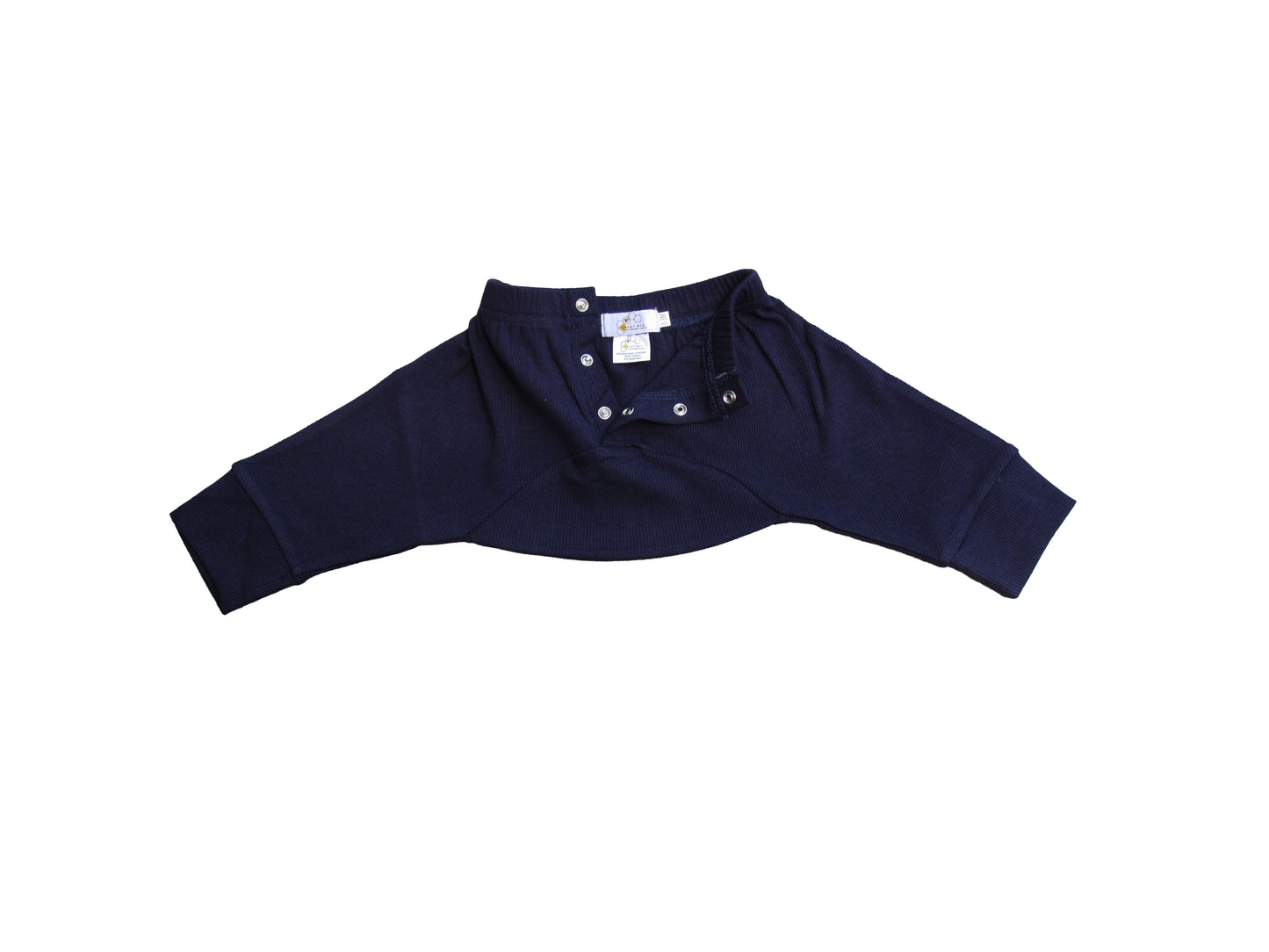 Ribbed slouch pants Navy