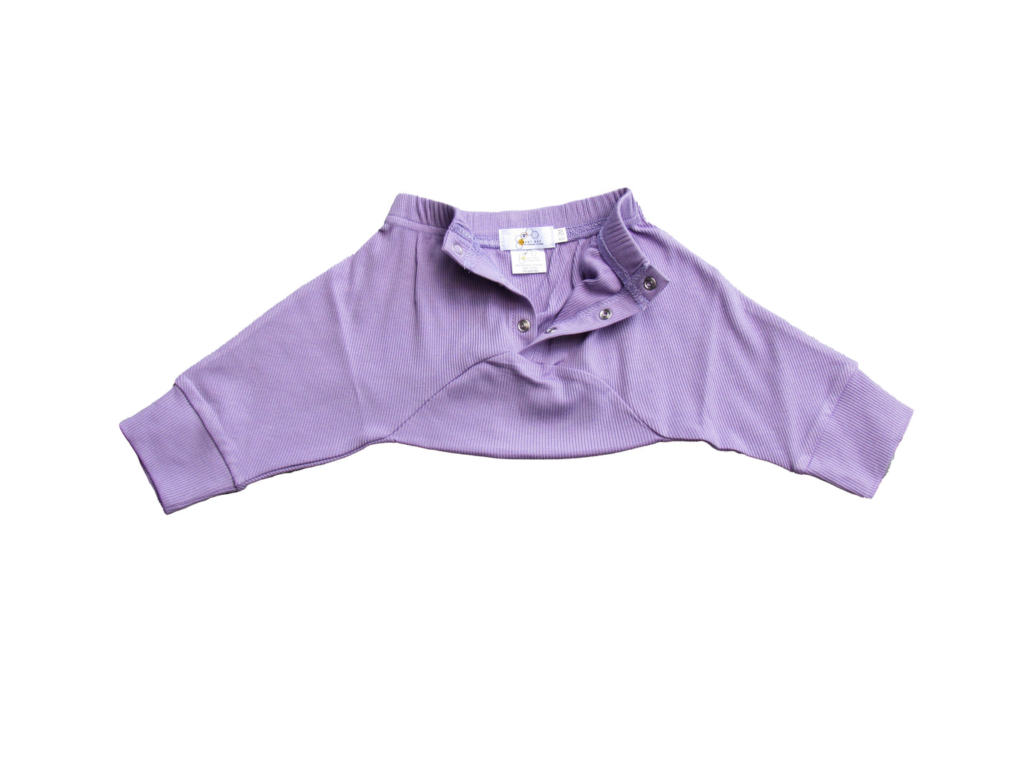 Ribbed slouch pants Violet