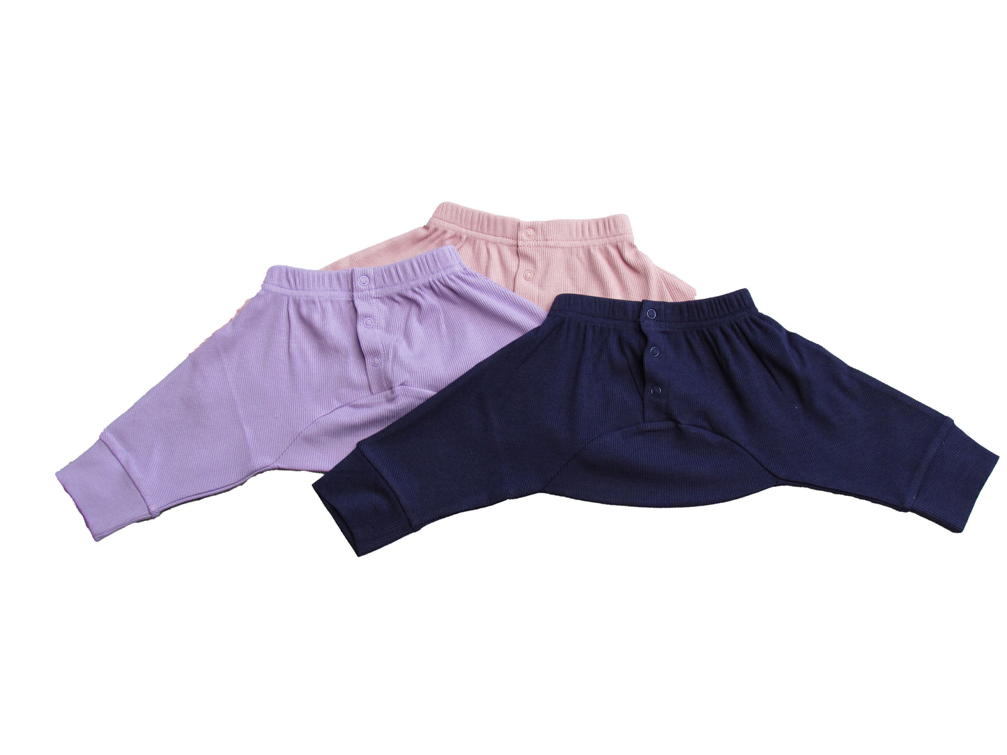 Ribbed slouch pants Blush