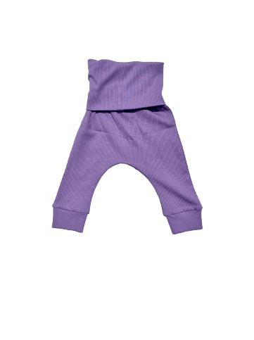 Ribbed underbrace pants Violet