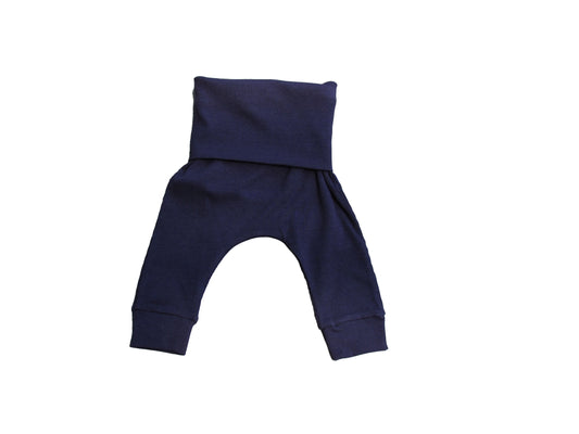 Ribbed underbrace pants Navy