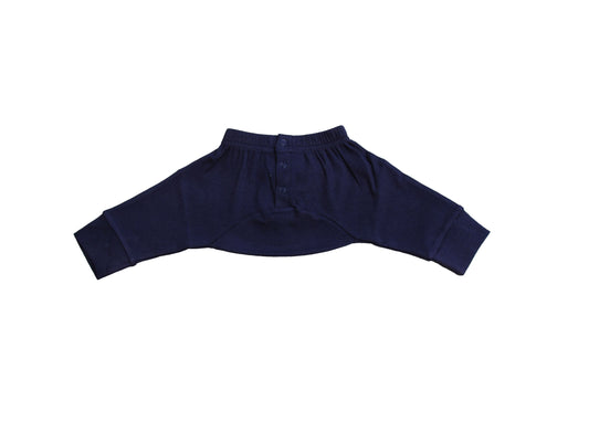 Ribbed slouch pants Navy