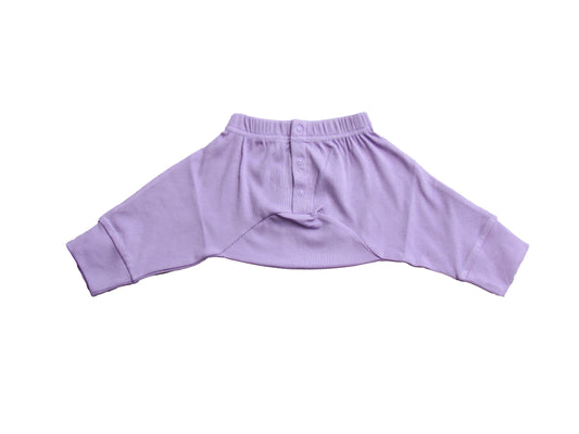 Ribbed slouch pants Violet